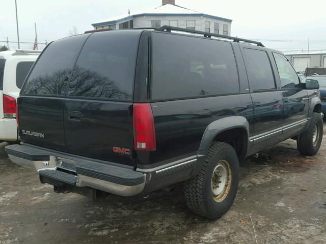 1GKGK26R3XJ775783 - 1999 GMC SUBURBAN K BLACK photo 4