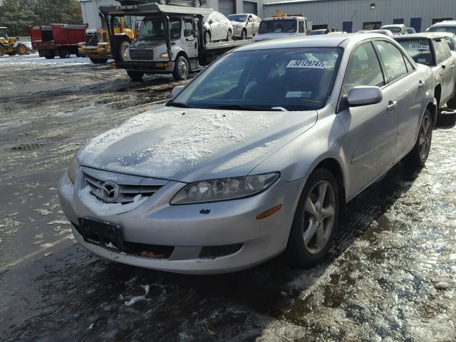 1YVFP80DX45N86121 - 2004 MAZDA 6 S SILVER photo 2