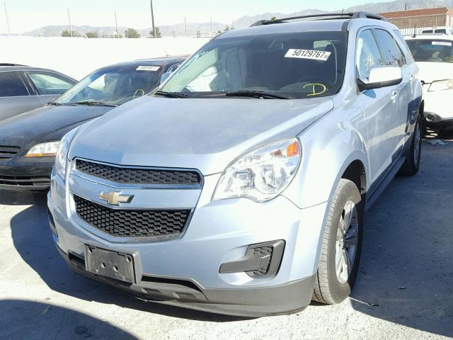 2GNALBEK3E6265308 - 2014 CHEVROLET EQUINOX LT BLUE photo 2