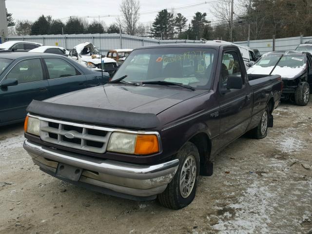 1FTCR10A3RUC96591 - 1994 FORD RANGER MAROON photo 2