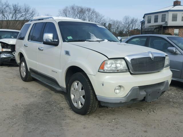 5LMEU78H33ZJ15861 - 2003 LINCOLN AVIATOR WHITE photo 1