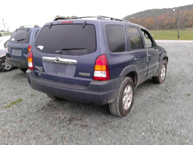 4F2YU06151KM59988 - 2001 MAZDA TRIBUTE DX BLUE photo 4