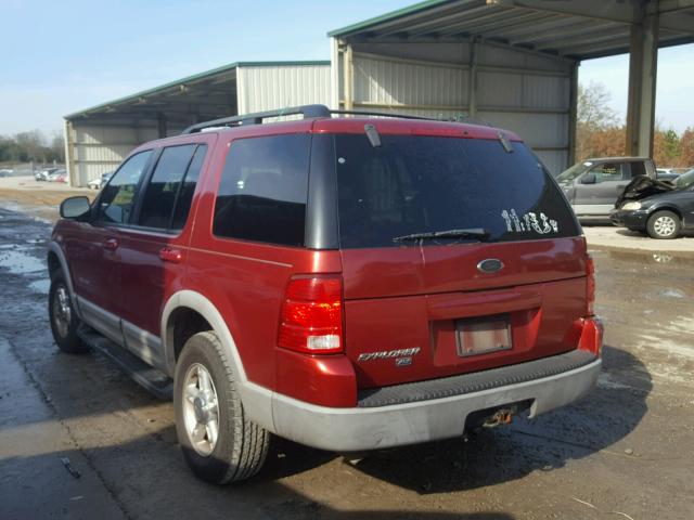 1FMZU63EX2UB02709 - 2002 FORD EXPLORER X BURGUNDY photo 3