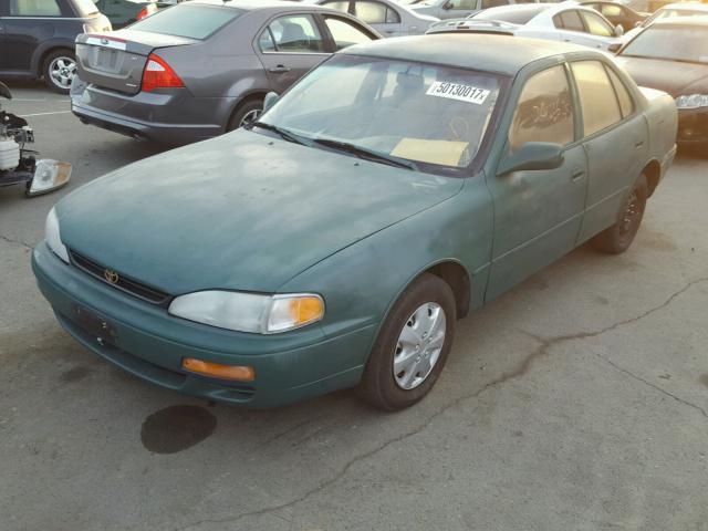 JT2SK12E1S0296238 - 1995 TOYOTA CAMRY LE GREEN photo 2