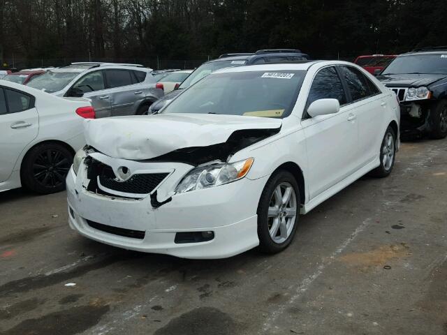 4T1BE46K18U734382 - 2008 TOYOTA CAMRY CE WHITE photo 2