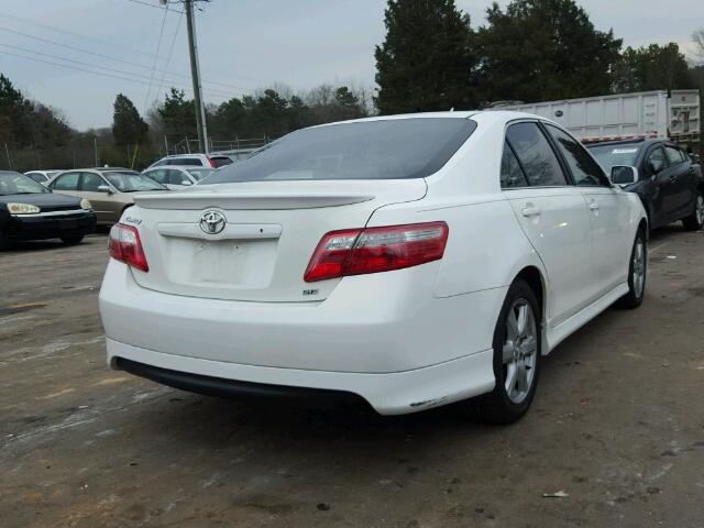 4T1BE46K18U734382 - 2008 TOYOTA CAMRY CE WHITE photo 4