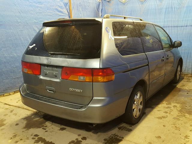 2HKRL18042H507546 - 2002 HONDA ODYSSEY EX GRAY photo 4