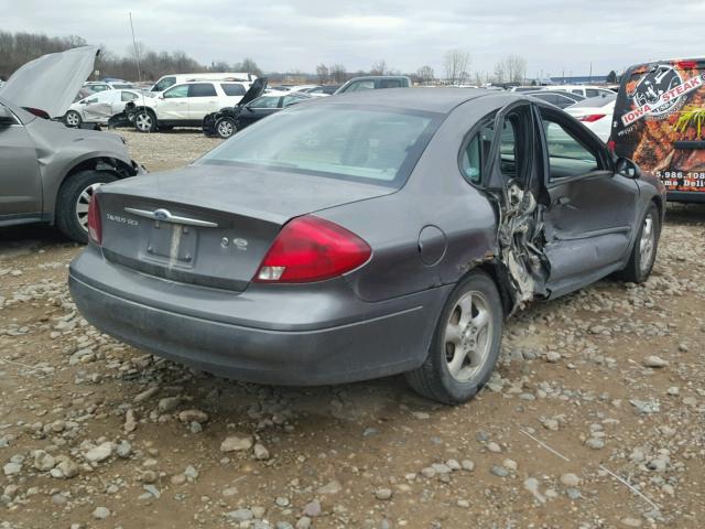 1FAFP55212G248089 - 2002 FORD TAURUS SES GRAY photo 4