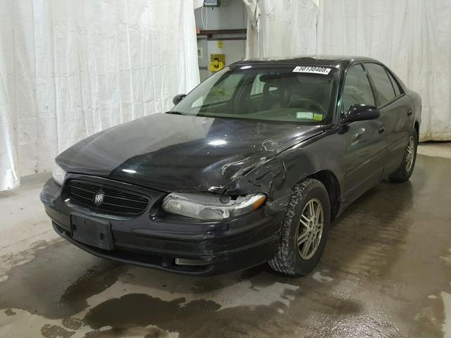 2G4WB52KX31117671 - 2003 BUICK REGAL LS BLACK photo 2