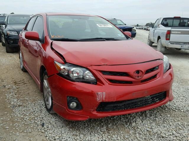 5YFBU4EE9DP223769 - 2013 TOYOTA COROLLA BA RED photo 1