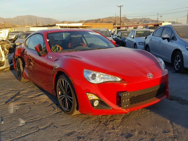 JF1ZNAA16E9703049 - 2014 TOYOTA SCION FR-S RED photo 1