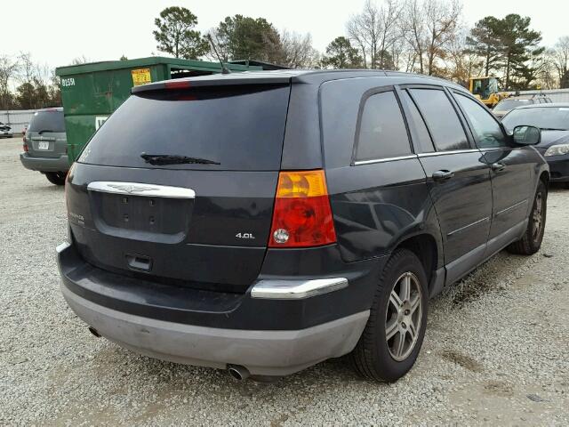 2A8GM68X97R244102 - 2007 CHRYSLER PACIFICA T BLACK photo 4