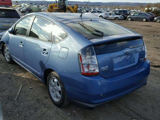 JTDKB20U157023156 - 2005 TOYOTA PRIUS BLUE photo 3