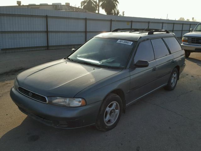 4S3BK6351S6312776 - 1995 SUBARU LEGACY L/O GREEN photo 2