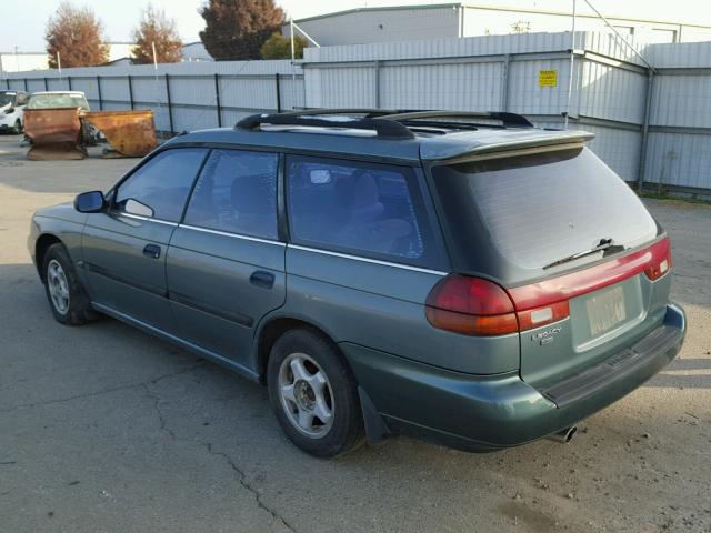 4S3BK6351S6312776 - 1995 SUBARU LEGACY L/O GREEN photo 3