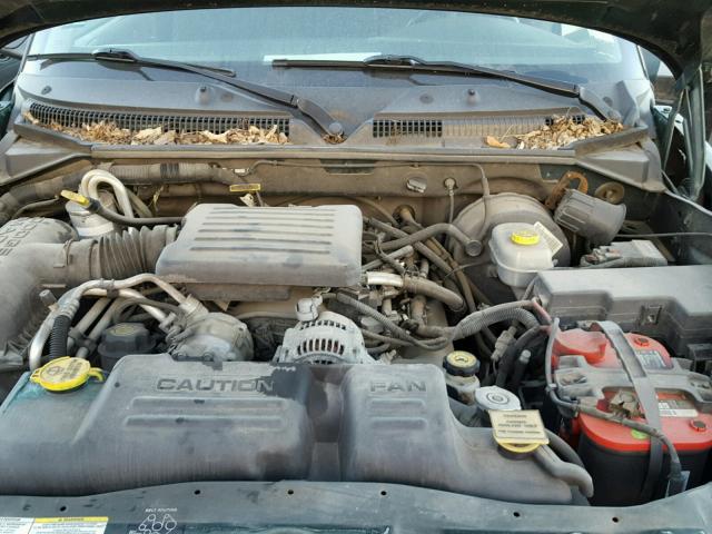 1B7HG48N92S585111 - 2002 DODGE DAKOTA QUA GREEN photo 7