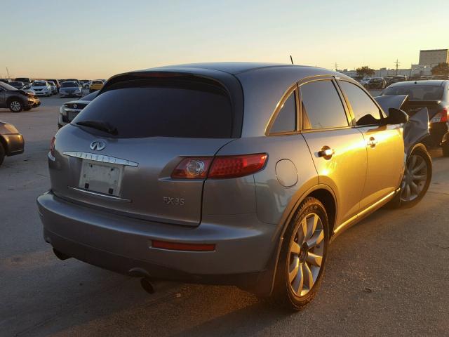 JNRAS08W83X205889 - 2003 INFINITI FX35 GRAY photo 4