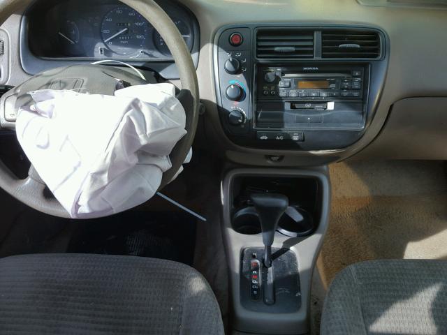 2HGEJ6614YH579914 - 2000 HONDA CIVIC BASE GREEN photo 9