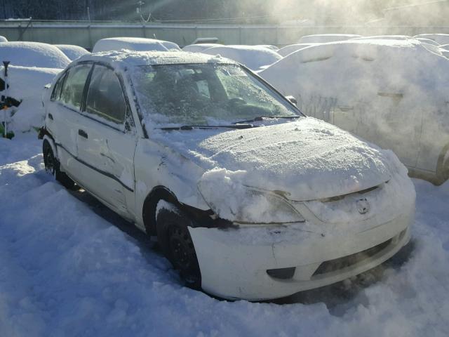 2HGES16335H609188 - 2005 HONDA CIVIC DX V WHITE photo 1