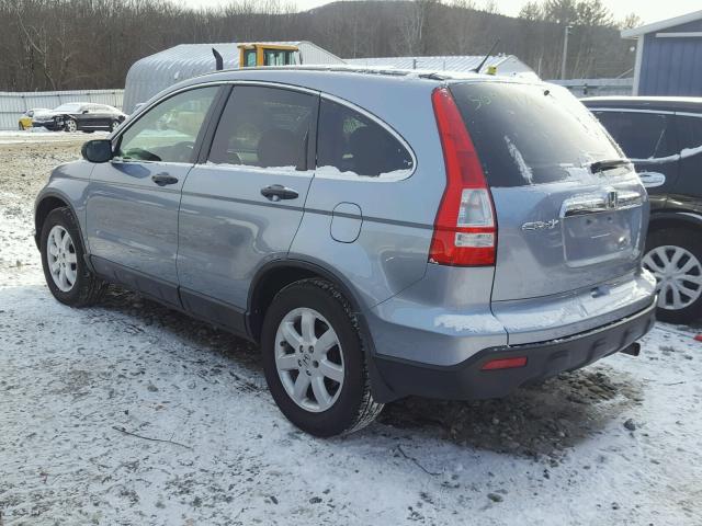 5J6RE48569L067563 - 2009 HONDA CR-V EX BLUE photo 3