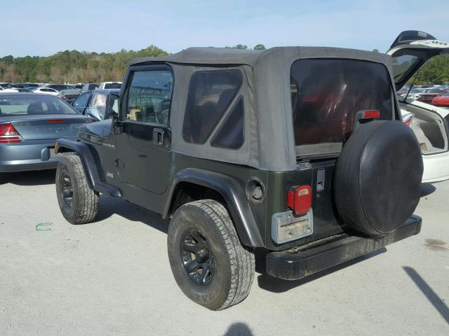 1J4FY29P4VP407844 - 1997 JEEP WRANGLER / GREEN photo 3