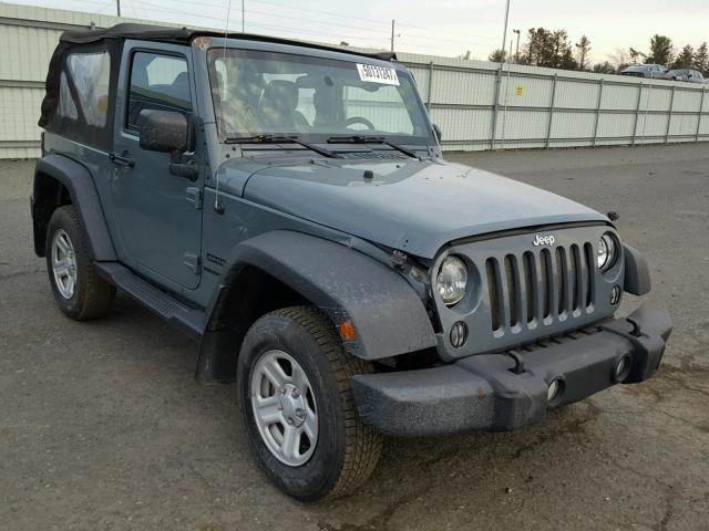 1C4AJWAG6EL121833 - 2014 JEEP WRANGLER S 灰色 照片 1