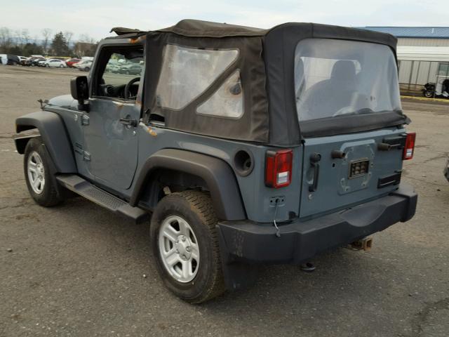 1C4AJWAG6EL121833 - 2014 JEEP WRANGLER S 灰色 照片 3