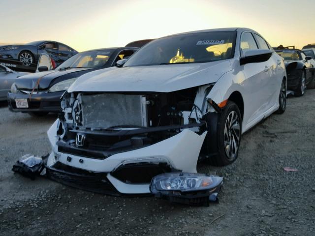 SHHFK7H24JU400616 - 2018 HONDA CIVIC LX WHITE photo 2