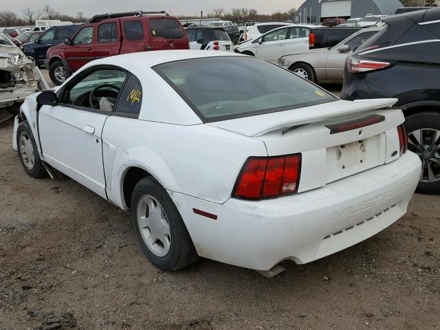 1FAFP4049XF105679 - 1999 FORD MUSTANG WHITE photo 3