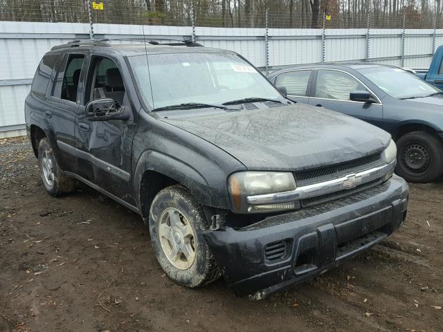 1GNDT13S542385682 - 2004 CHEVROLET TRAILBLAZE BLACK photo 1