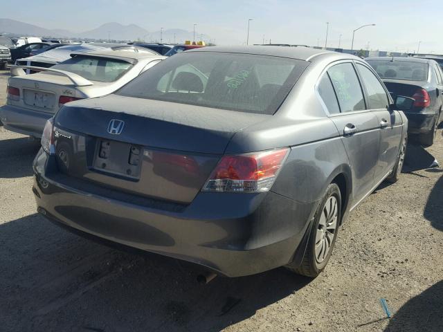 1HGCP2F34AA017581 - 2010 HONDA ACCORD LX CHARCOAL photo 4