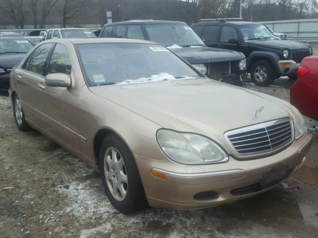 WDBNG70J82A255378 - 2002 MERCEDES-BENZ S 430 TAN photo 1