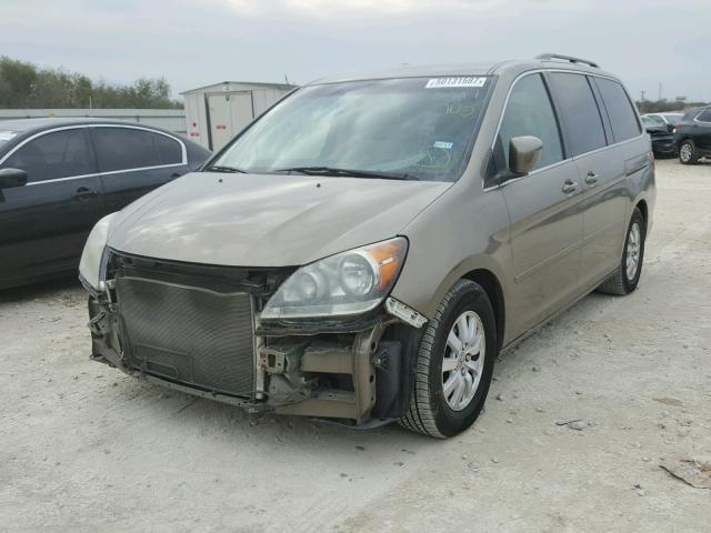 5FNRL3H44AB047705 - 2010 HONDA ODYSSEY EX GOLD photo 2