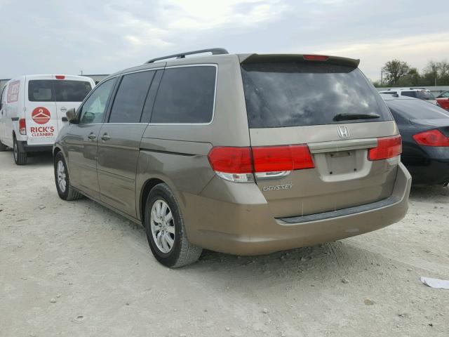 5FNRL3H44AB047705 - 2010 HONDA ODYSSEY EX GOLD photo 3