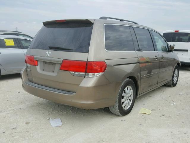 5FNRL3H44AB047705 - 2010 HONDA ODYSSEY EX GOLD photo 4