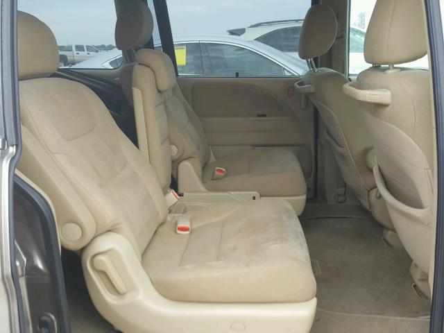 5FNRL3H44AB047705 - 2010 HONDA ODYSSEY EX GOLD photo 6