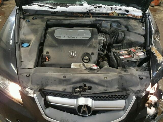 19UUA66297A037063 - 2007 ACURA TL BLACK photo 7