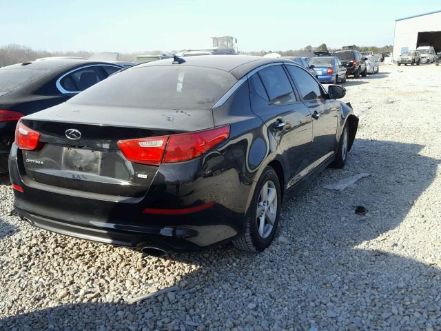 5XXGM4A71EG319533 - 2014 KIA OPTIMA LX BLACK photo 4