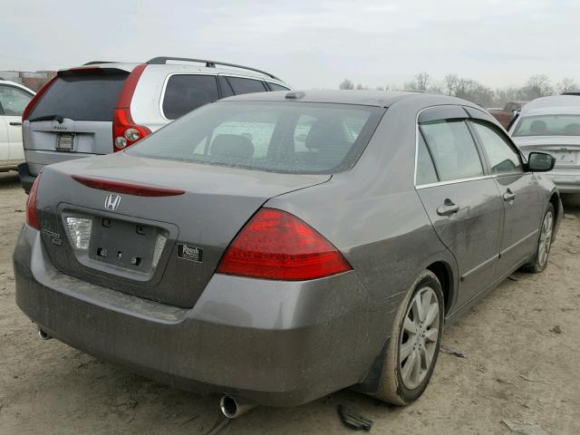 1HGCM66556A042577 - 2006 HONDA ACCORD EX GRAY photo 4