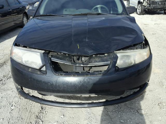 1G8AJ55F67Z203647 - 2007 SATURN ION LEVEL BLACK photo 9