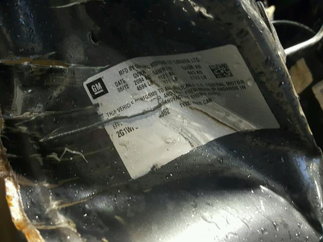 2G1WF5E33C1333352 - 2012 CHEVROLET IMPALA LS GRAY photo 10