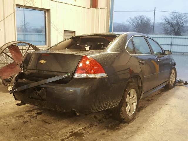 2G1WF5E33C1333352 - 2012 CHEVROLET IMPALA LS GRAY photo 4