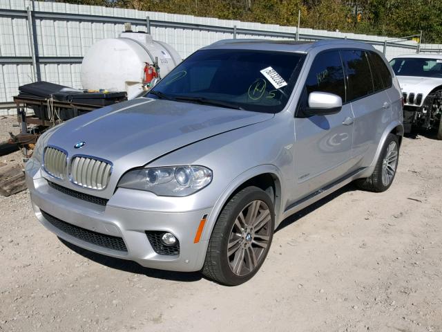 5UXZV8C50CL424360 - 2012 BMW X5 XDRIVE5 SILVER photo 2