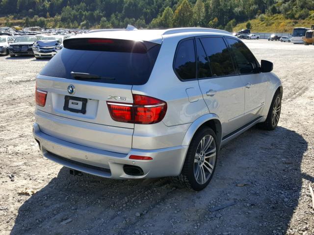 5UXZV8C50CL424360 - 2012 BMW X5 XDRIVE5 SILVER photo 4