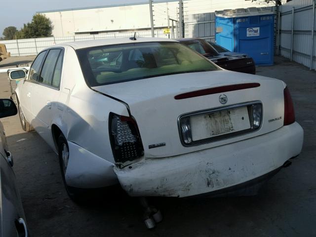 1G6KD54Y05U260072 - 2005 CADILLAC DEVILLE WHITE photo 3