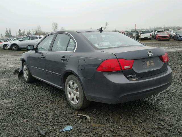 KNAGG4A82A5386329 - 2010 KIA OPTIMA LX BLACK photo 3