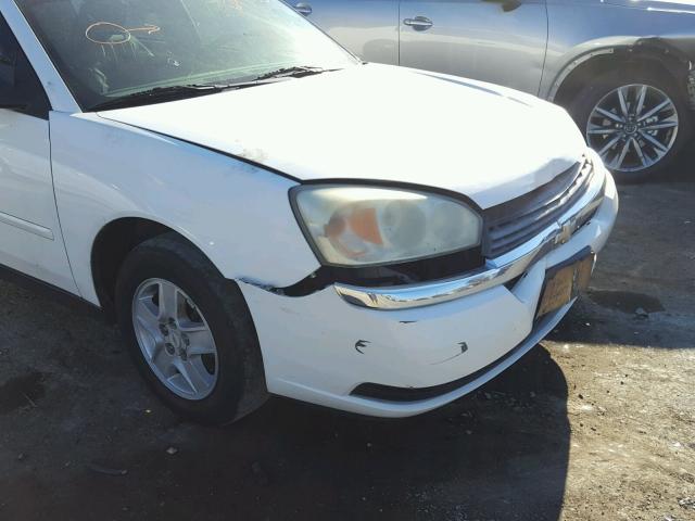 1G1ZT52825F297753 - 2005 CHEVROLET MALIBU LS WHITE photo 10