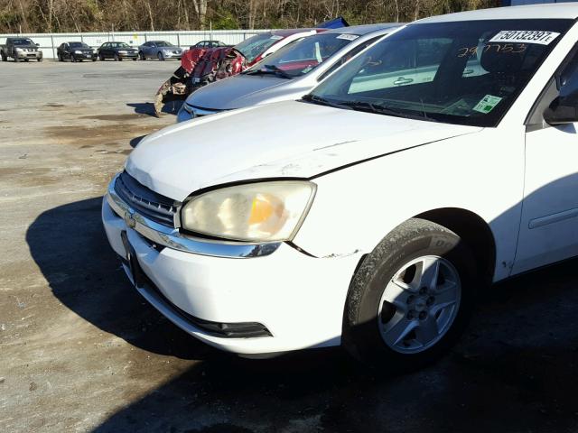 1G1ZT52825F297753 - 2005 CHEVROLET MALIBU LS WHITE photo 9