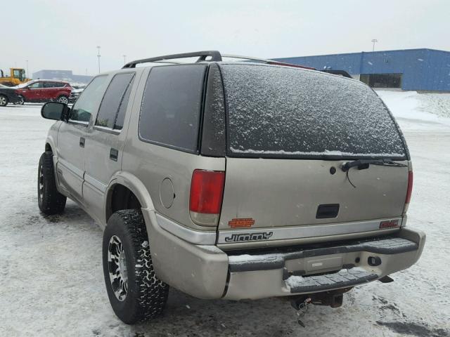 1GKDT13W4Y2378969 - 2000 GMC JIMMY / EN TAN photo 3