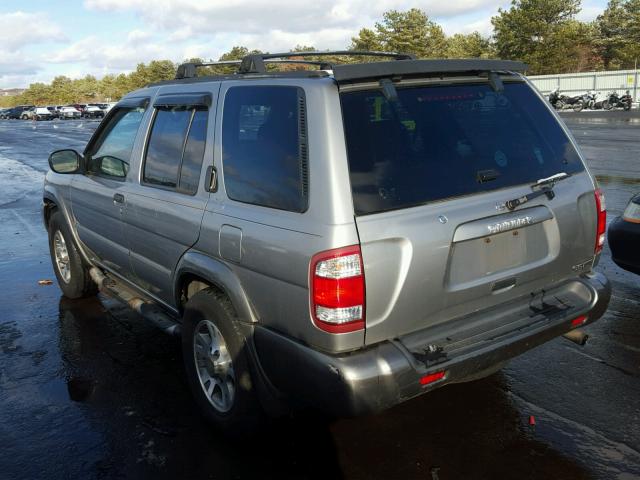 JN8DR09Y51W586827 - 2001 NISSAN PATHFINDER GRAY photo 3